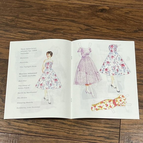 2007 Kitty Dale 1959 Paper Doll Book Kim Brecklein Uncut 1959 Fahion - Picture 6 of 9